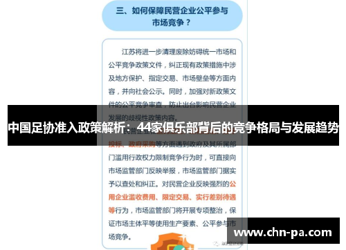 中国足协准入政策解析:44家俱乐部背后的竞争格局与发展趋势 中国足协准入政策解析:44家俱乐部背后的竞争格局与发展趋势