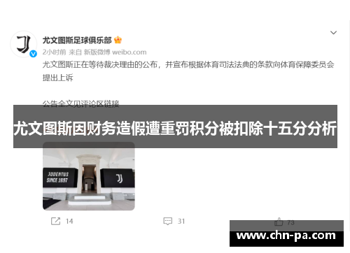 尤文图斯因财务造假遭重罚积分被扣除十五分分析 尤文图斯因财务造假遭重罚积分被扣除十五分分析